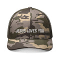 Jesus Loves You Embroidered Trucker