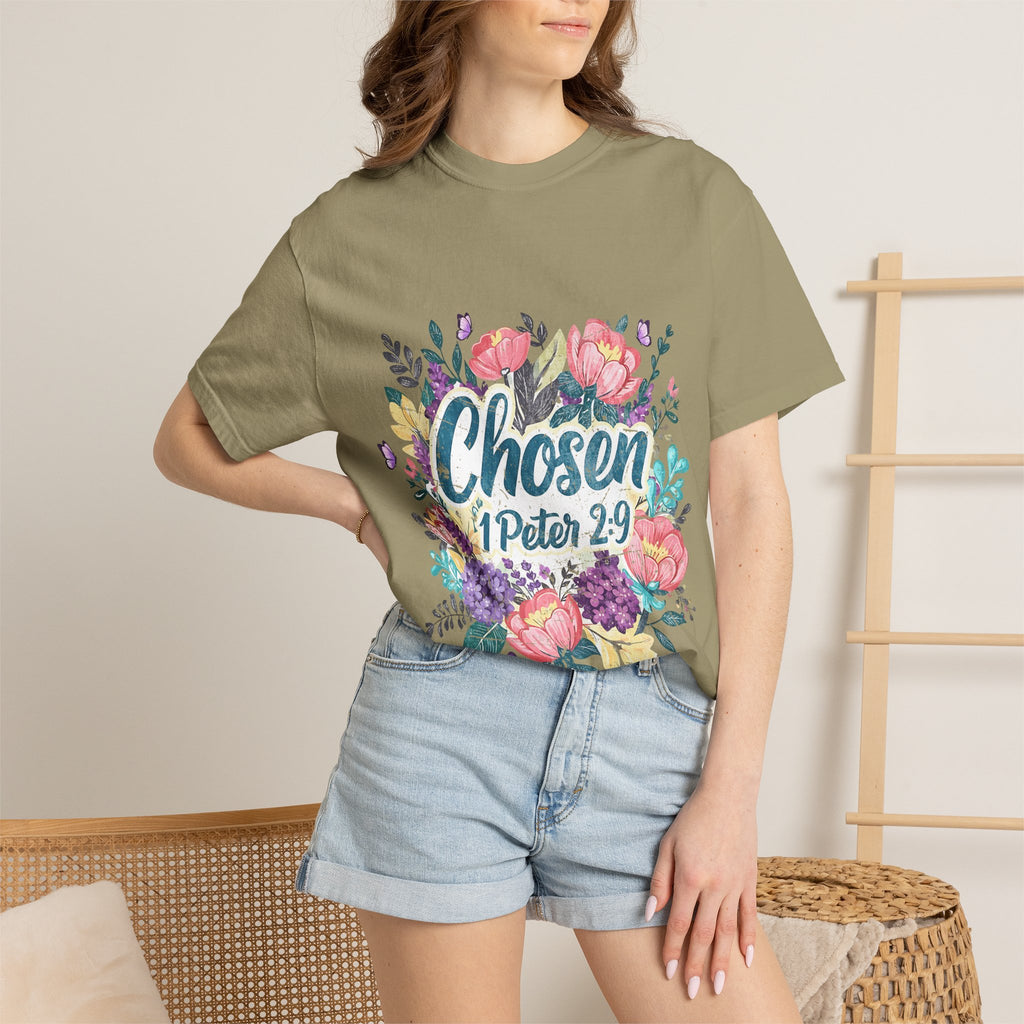 Floral Chosen Tee