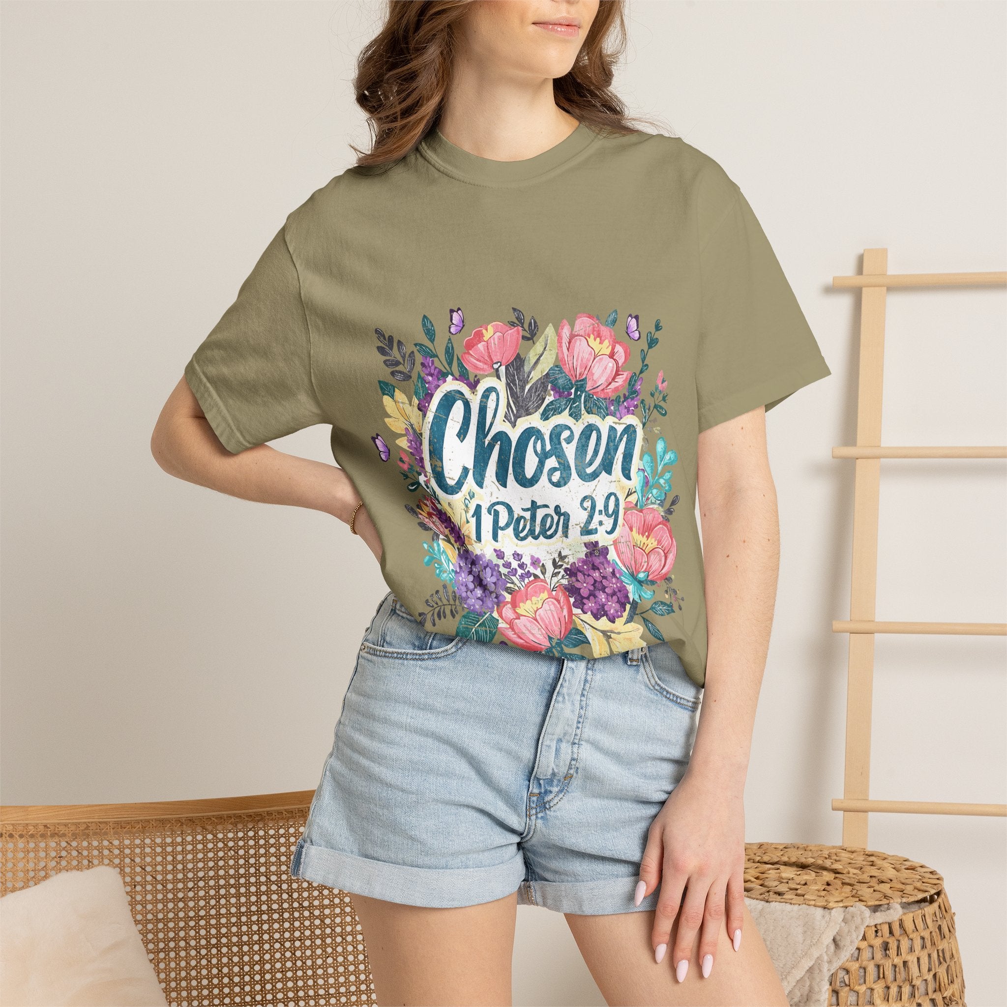 Floral Chosen Tee