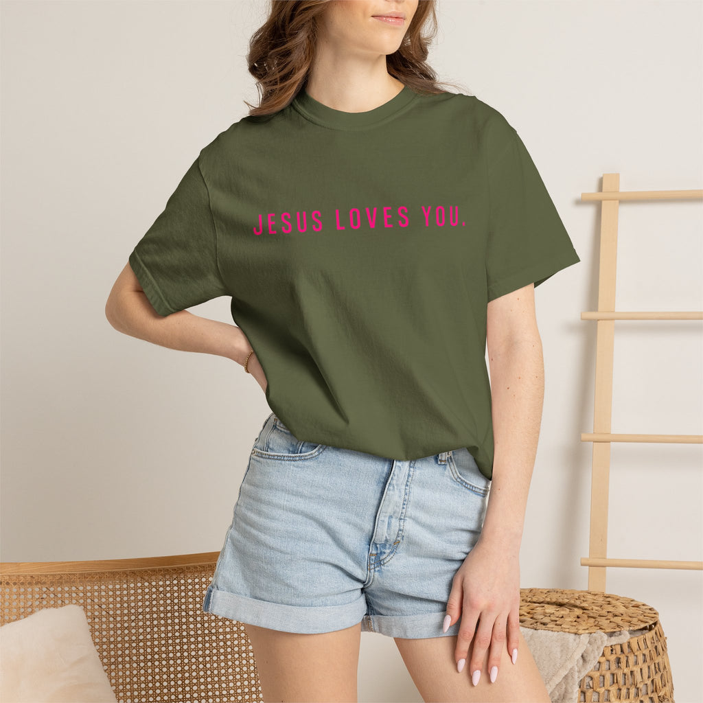 Jesus Loves You (front and back) Tee