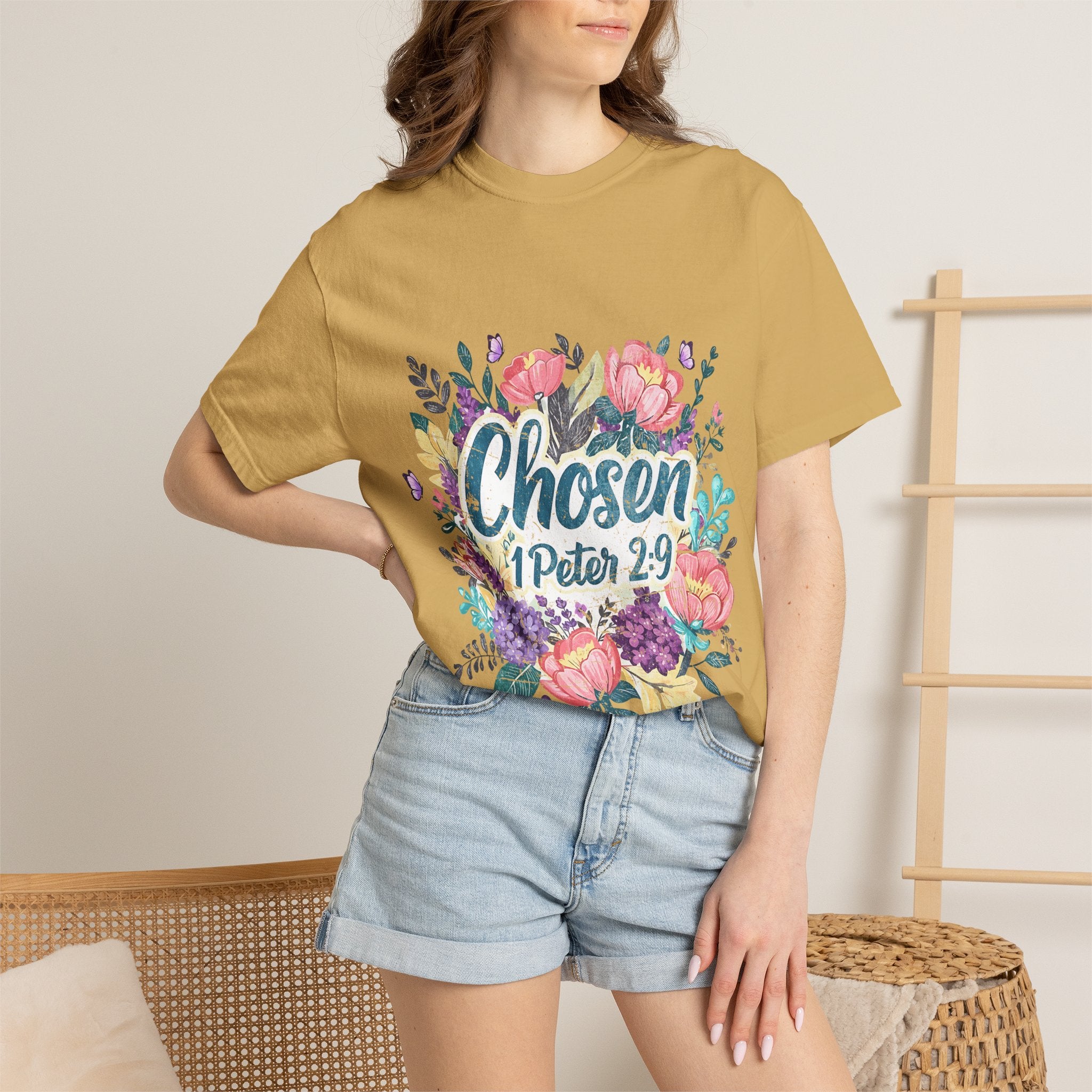 Floral Chosen Tee