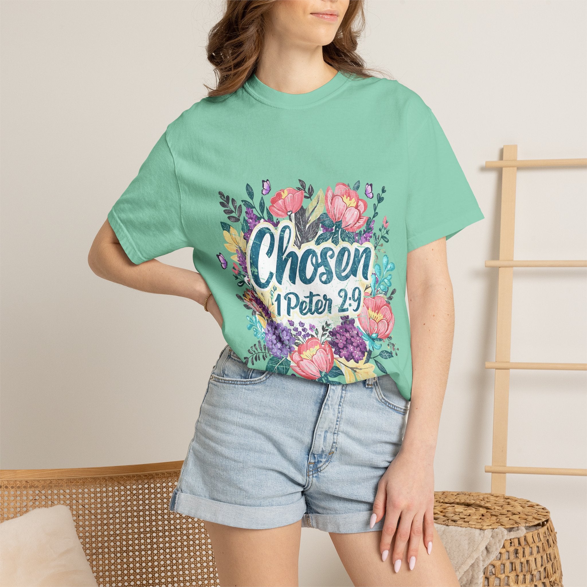 Floral Chosen Tee