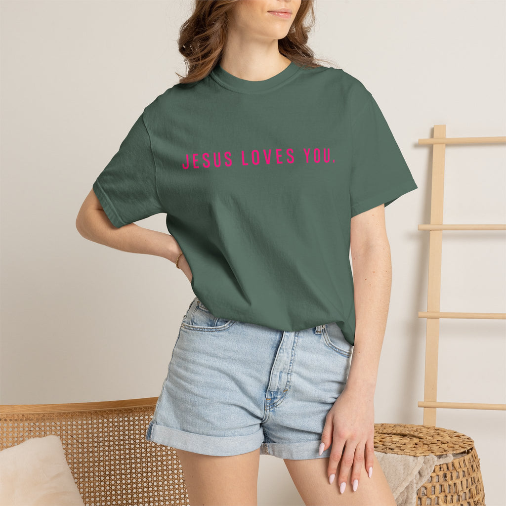 Jesus Loves You (front and back) Tee