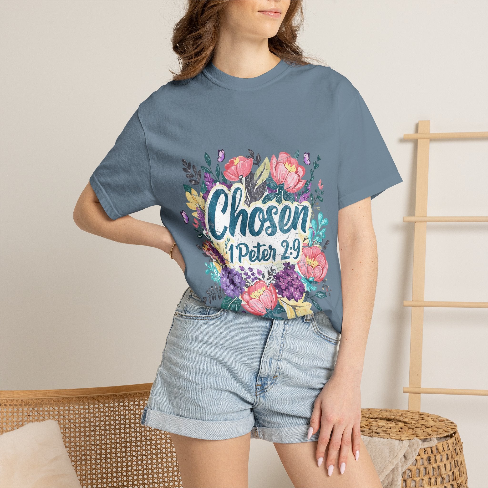 Floral Chosen Tee