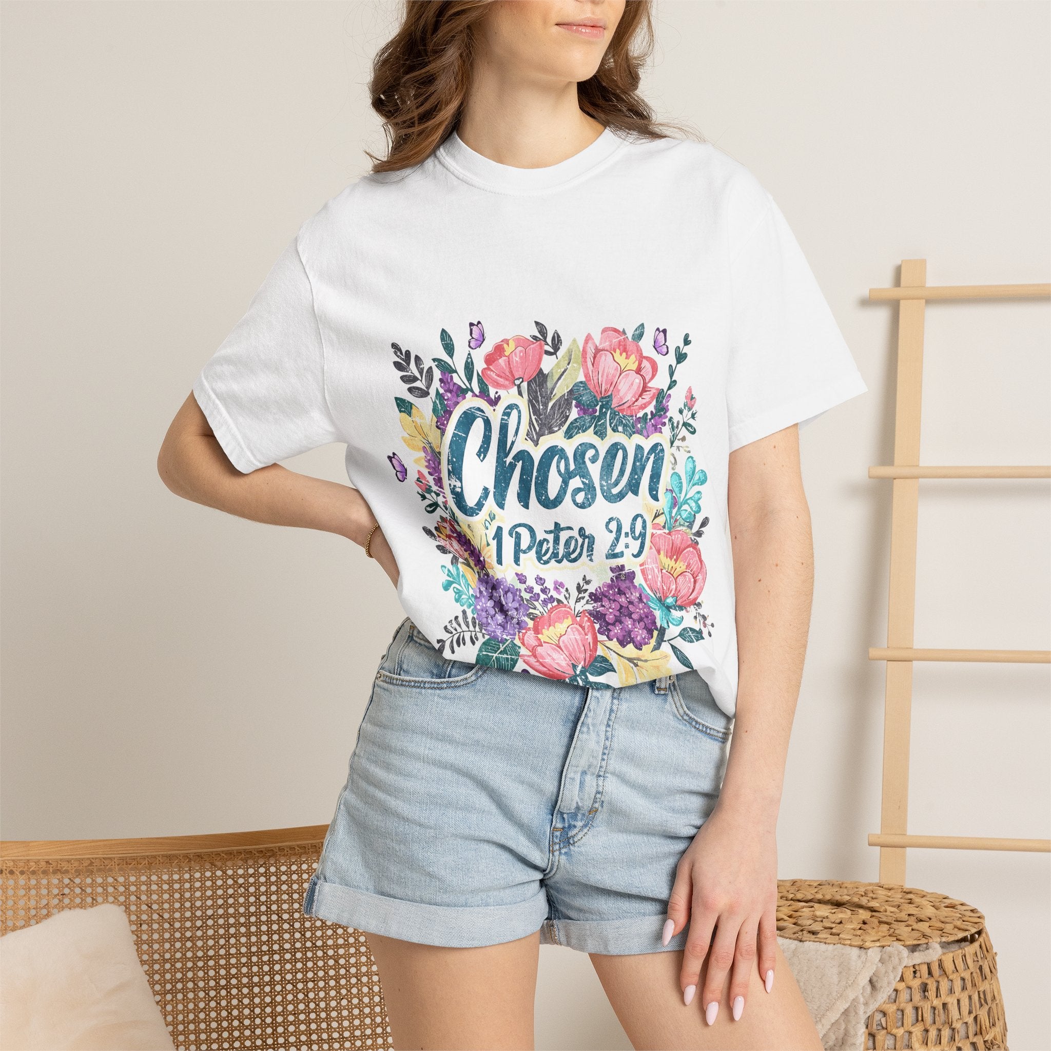 Floral Chosen Tee